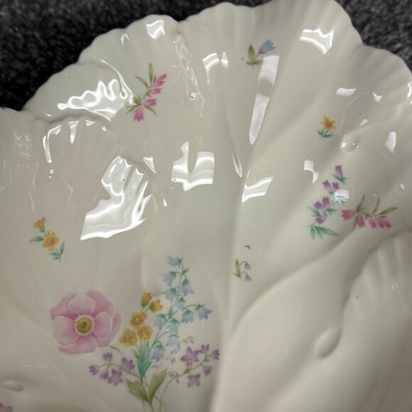 Mikasa Gentle Breeze Ivory Bone China Platter B2007 Japan  Larry Laslo 8" - 1294 - Picture 11 of 14